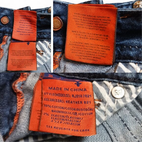 Rock Revival Heather Boot Cut Jeans Size 27 Y2K Sequin Back Pockets Fleur-de-Lis - Picture 13 of 16